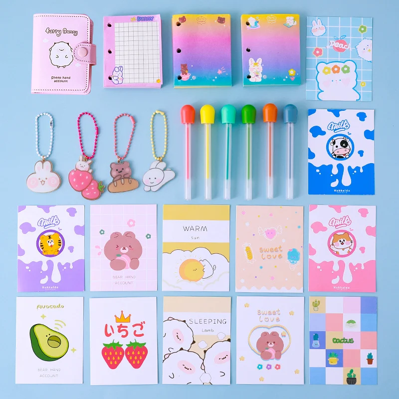 Bloco de notas portátil para estudantes Papelaria portátil DIY Caderno manual presente Perfeito para anotações, ideias e organização em qualquer lugar. — foto 5