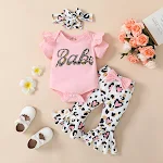 Conjunto Love de três peças com calças boca de sino, ideal para um visual estiloso e confortável. Sinta-se confiante e na moda. — foto 8