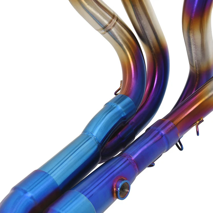 Motorcycle Sports Car Modified Exhaust Pipe Front Section — photo 5