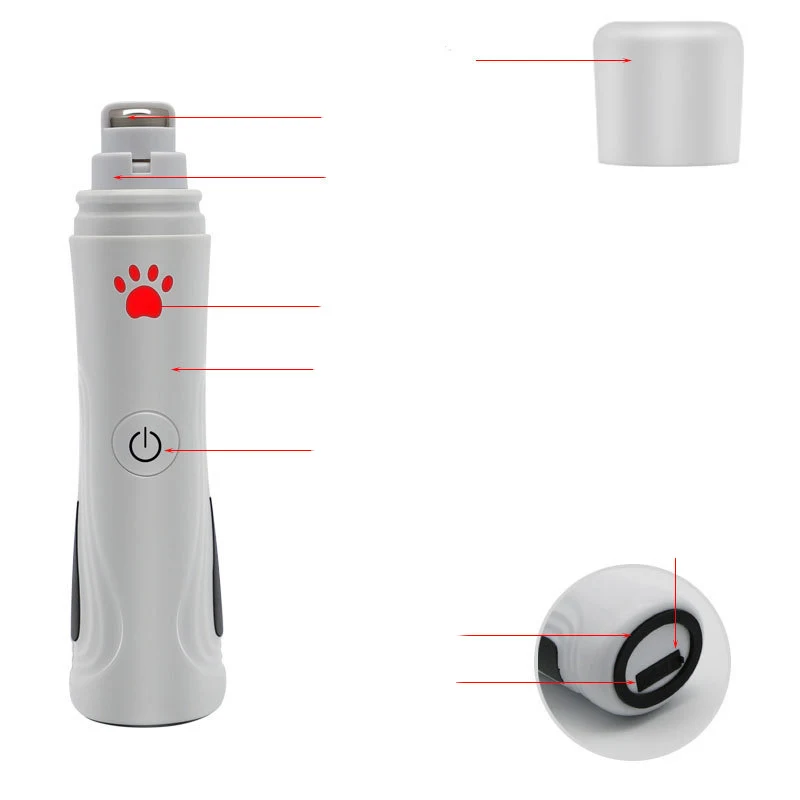 Cat And Dog Animal Trimmer USB Power Supply – Effortlessly trim cats and dogs with USB powered clippers, safe, convenien — photo 2