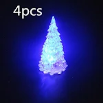 Albero di Natale in acrilico luminoso per bambini. Giocattolo con luci LED. Regalo sicuro e divertente per decorare e illuminare la cameretta. Ideale per Natale. — foto 4