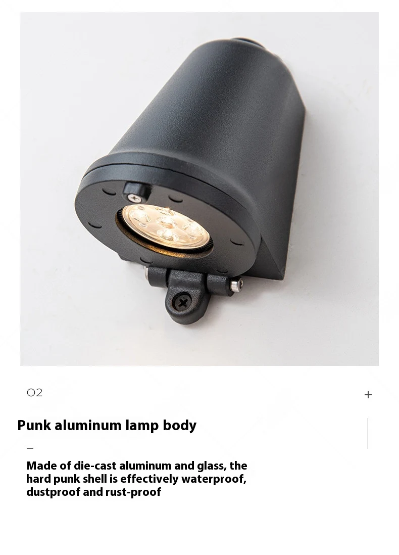 Title 3, Waterproof Outdoor Wall Lamp for Villa Courtyar...
