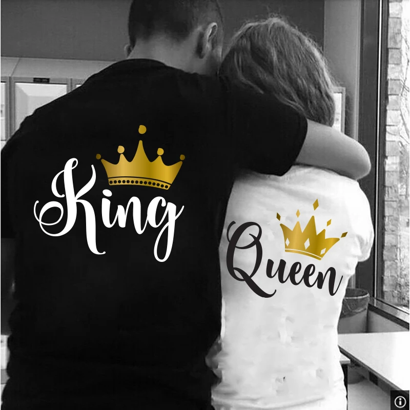 Title 5, Family QUEEN KING CROWN PRINCE Short Sleeve T-S...