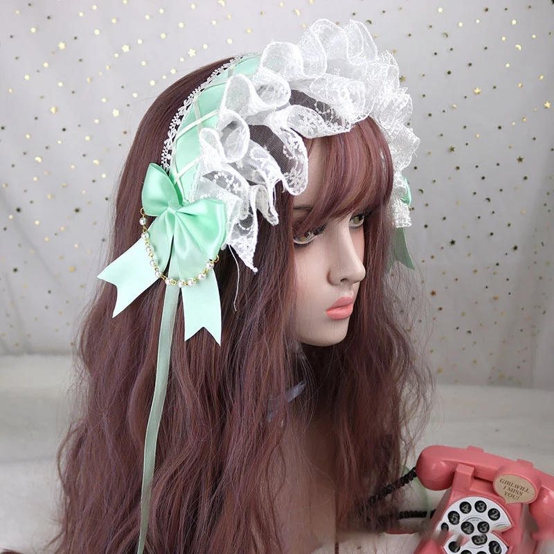 Tiara Lolita Original para Cabelo, Perfeita para Uso Diário, Combinação Versátil, Estilo "Street Poisonous Mushroom", Enfeite Diferenciado. — foto 2