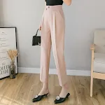 Women's Tapered Trousers, Slim Harem Suit Pants, a comfortable and stylish choice. Perfect for work or casual wear, offe — photo 5