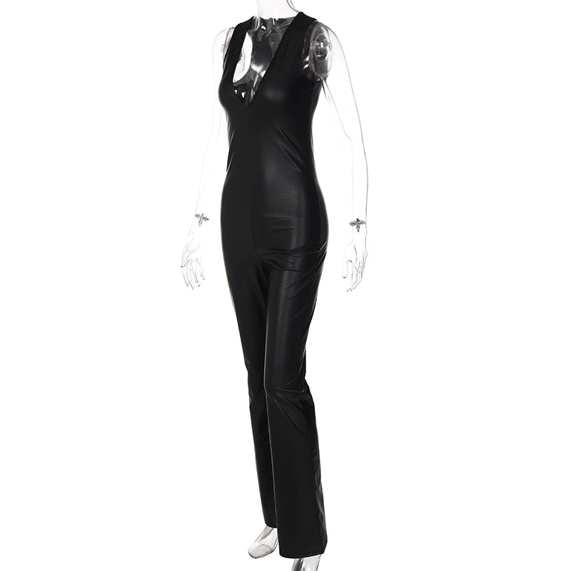 Title 8, Combinaison Slim sans manches pour femmes europ...