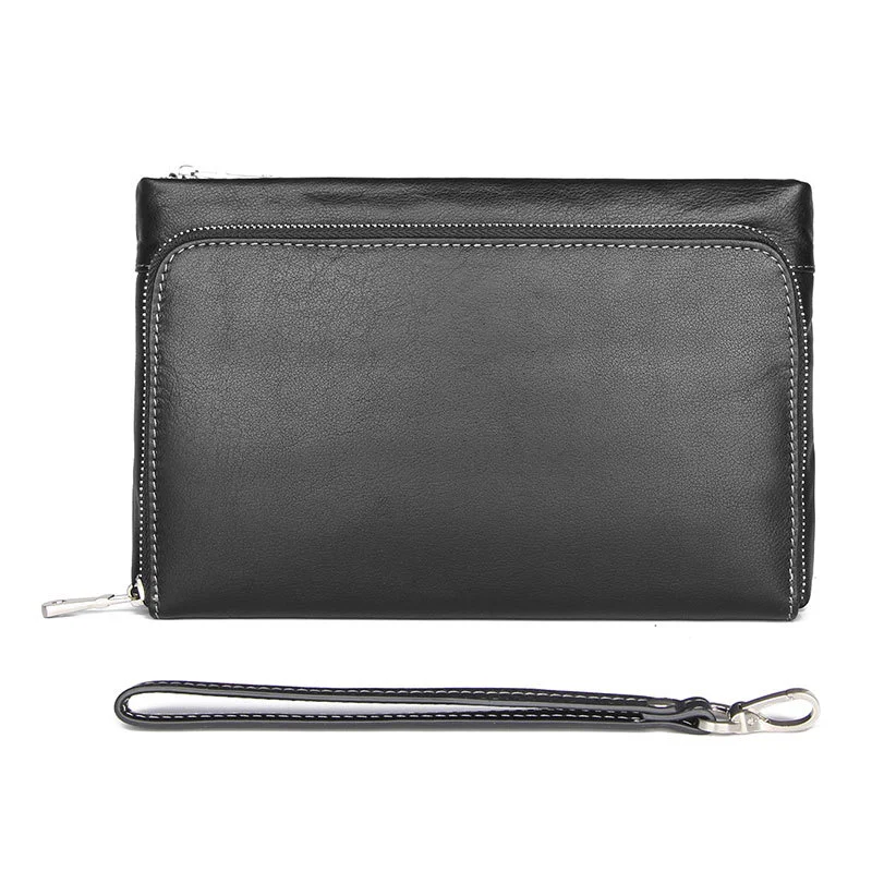Title 4, Nova Clutch de Couro Grande para Negócios. Eleg...