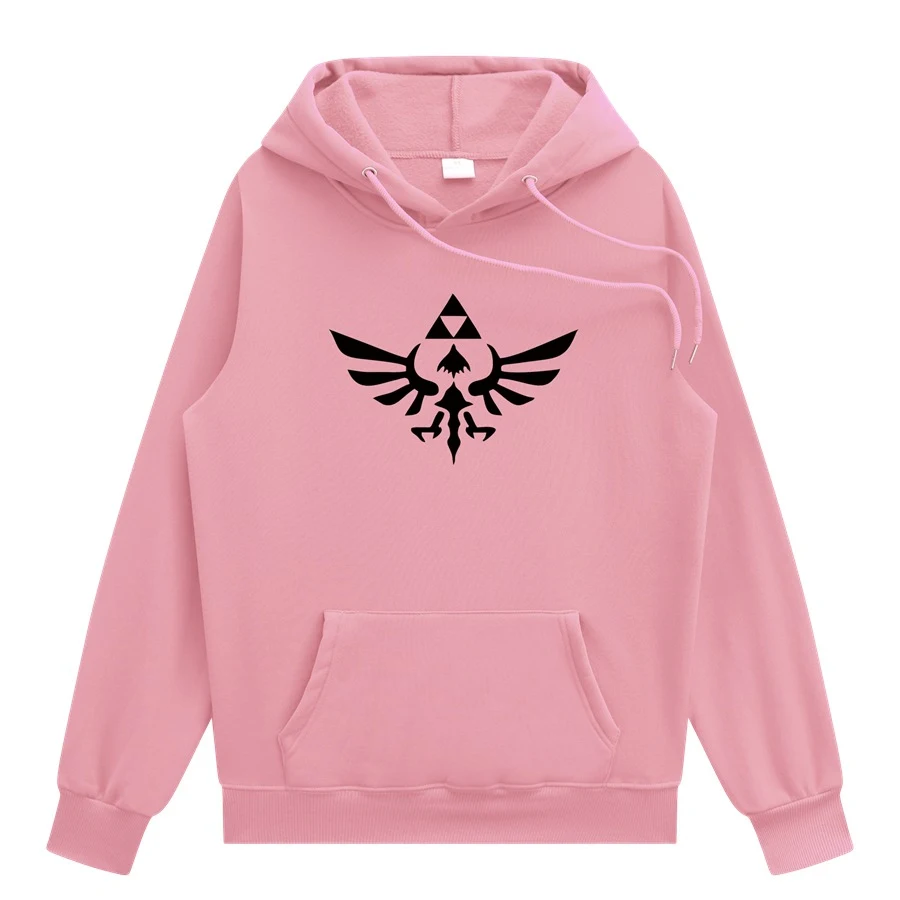 Moletom com capuz e zíper de lã Legend of Zelda. Confortável, quente e estiloso, ideal para fãs da série. Mostre seu amor por Zelda! — foto 10