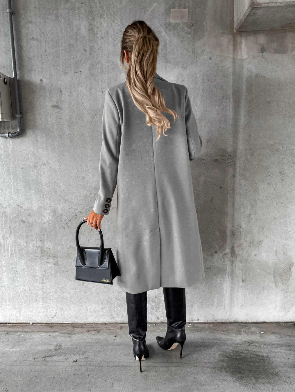 Title 12, Lange mouwen reversjas voor dames, wintermode, ...