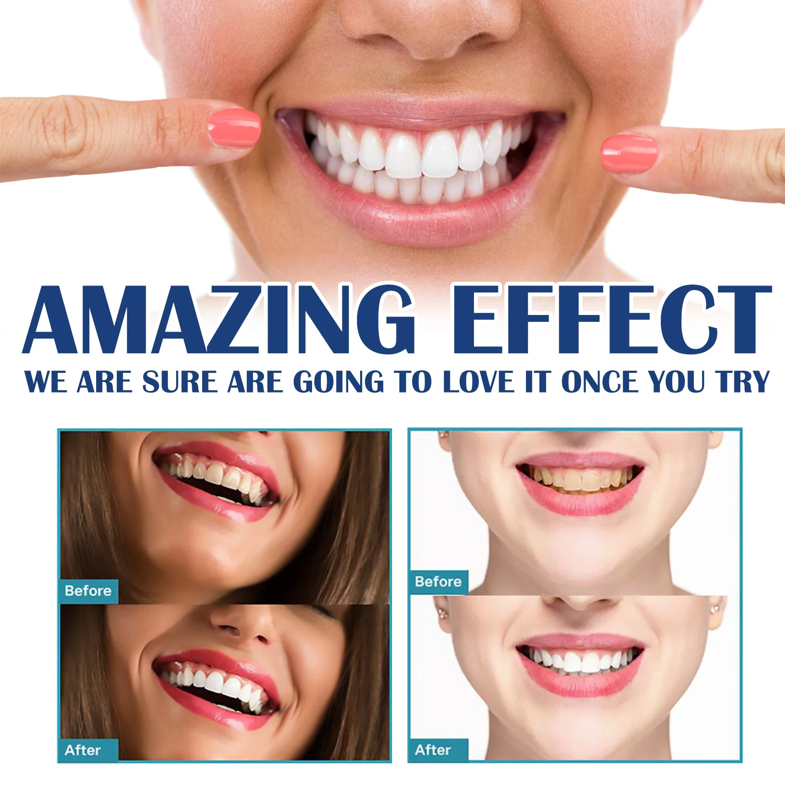 Tinta Branco Brilhante Clareia os Dentes Elimina o Amarelado Sorriso Mais Branco e Radiante Fórmula Avançada Resultados Rápidos e Duradouros — foto 5