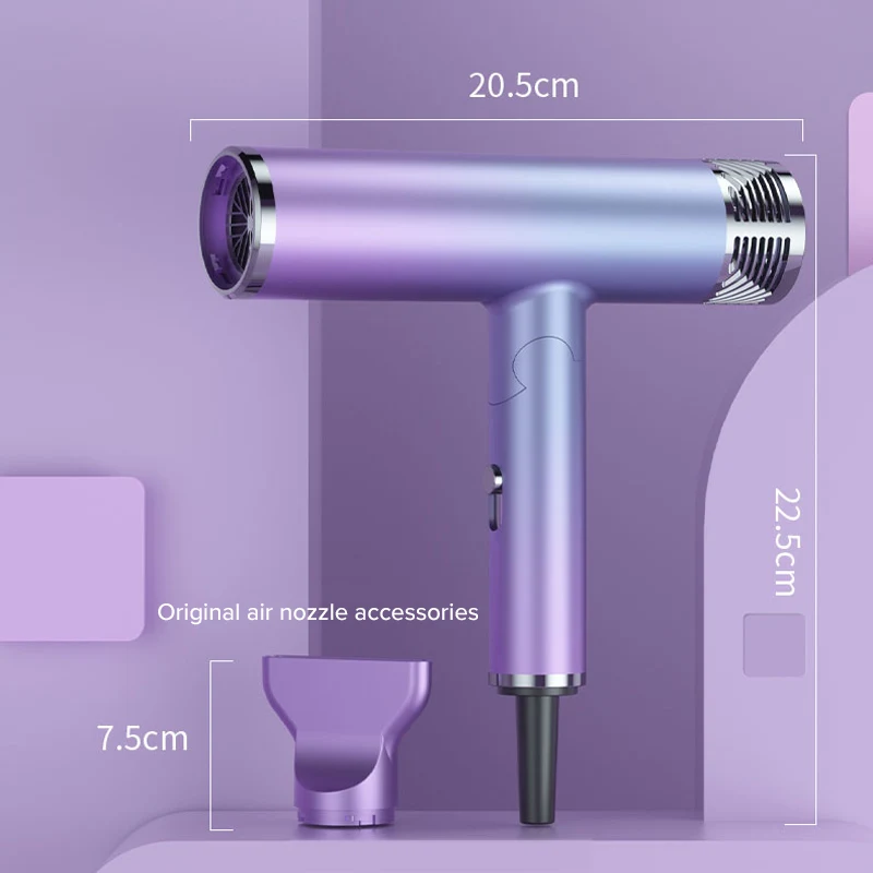 Title 4, Foldable Electric Hair Dryer with Negative Ions...