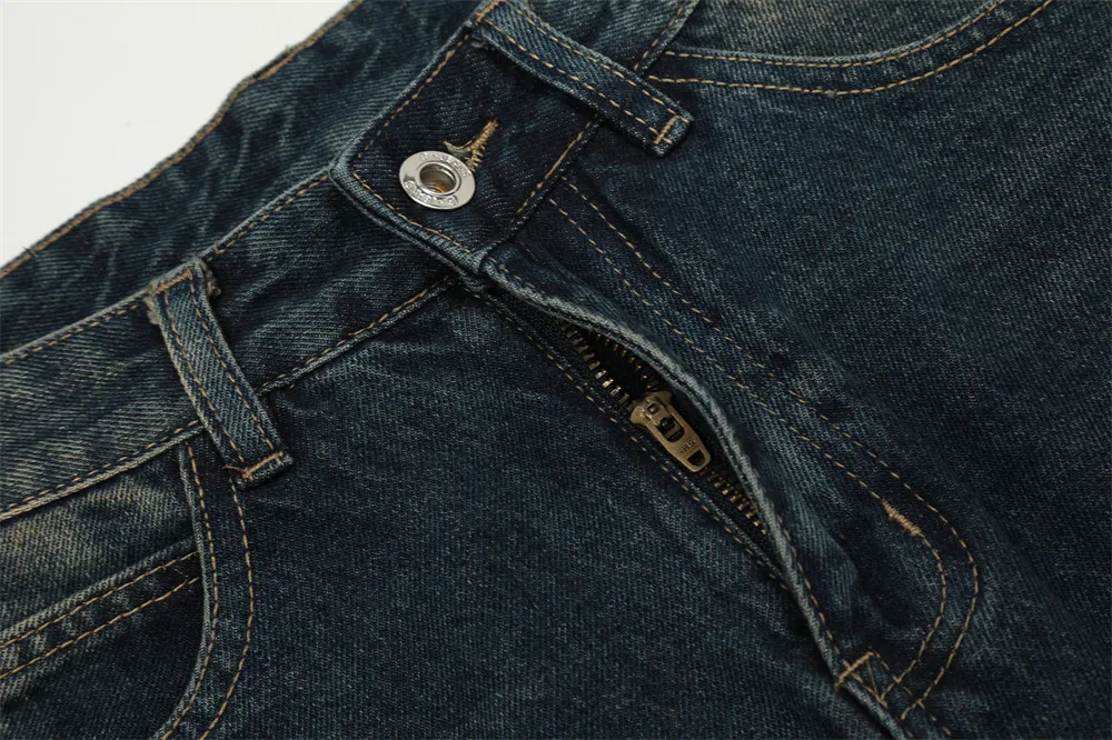 Title 3, Punk-denimshort voor heren, High Street-wassing