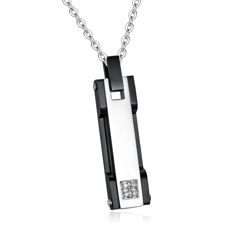 Colar Masculino de Aço Inoxidável Fashion Elegância e Durabilidade Joia para uso diário Presente ideal Design moderno e resistente — foto 4