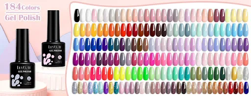 Title 3, Populaire set glitter nagellijm effen kleur. Vo...