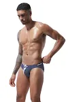 Heren zwemshorts met print en trekkoord – ideaal voor strand en zwembad. Geniet van comfort en stijl tijdens het zwemmen. — foto 5