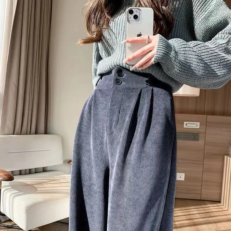 Women's Chenille Fleece Wide-leg Pants — photo 19