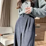 Women's Chenille Fleece Wide-leg Pants — photo 19