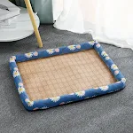 Summer linen pet mat nest for dogs, high temperature resistant. Provides cool comfort during hot weather. Perfect summer — photo 10