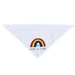 Pet Rainbow Triangle Scarf Dog Saliva Towel Colorful and absorbent. An adorable and functional bandana to keep your dog — photo 1