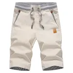 Heren Casual Shorts Effen Kleur Comfortabele zomerse shorts, perfect voor een relaxte look en veelzijdig te combineren. Ideaal voor dagelijks gebruik. — foto 30