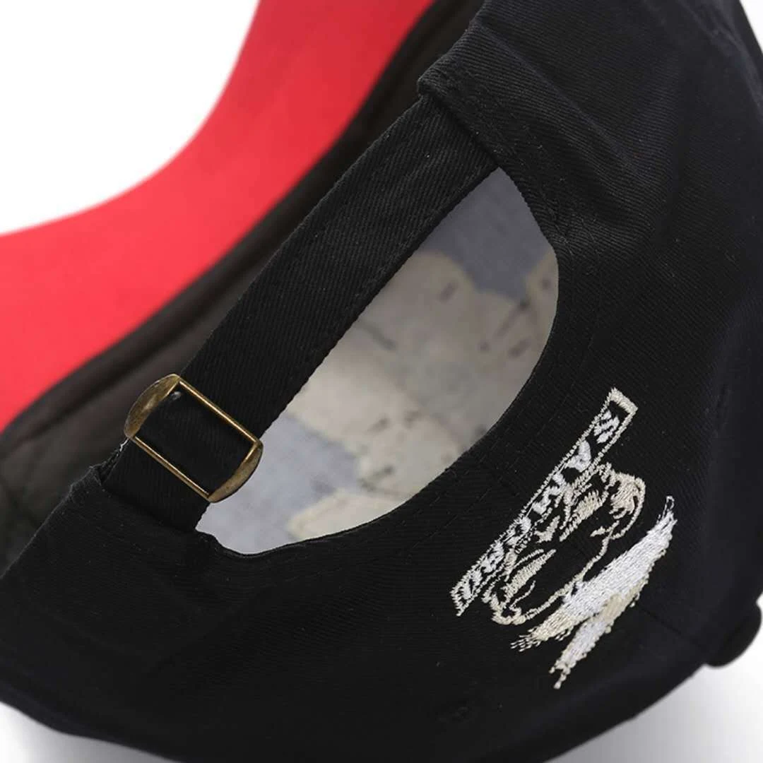 Title 8, Cappellino da baseball con visiera e ricamo tes...