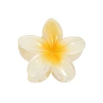 Grampo de cabelo com flor de Bauhinia ovo, pega traseira, fácil de usar e prender, ideal para penteados elegantes, garante fixação. — foto 2