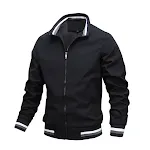 Men's Sports Solid Color Jacket for Training & Outdoor Activities. Comfortable, Breathable, and Stylish. Perfect for Eve — photo 2