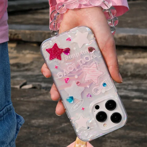 Title 1, Capa Starlight de camada dupla para celular, pr...