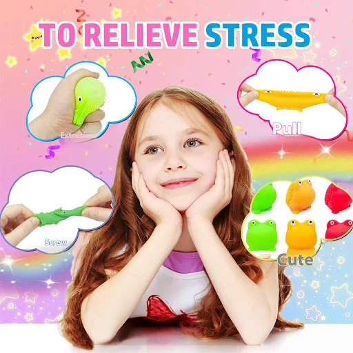 Title 2, Creative Pressure Relief TPR Vent Frog Squeezin...