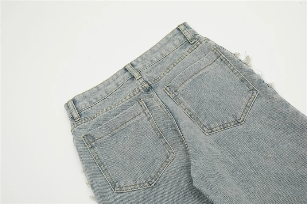 Title 8, Niche Loose Denim Trousers Mens Design Sense C...