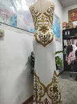 European And American New Flower Printed V-neck Sling Dress Exotic Bohemian Vacation Style Long — photo 4