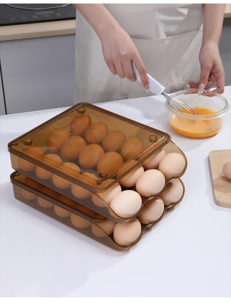 Title 4, Special Rolling Egg Box for Refrigerator Preser...