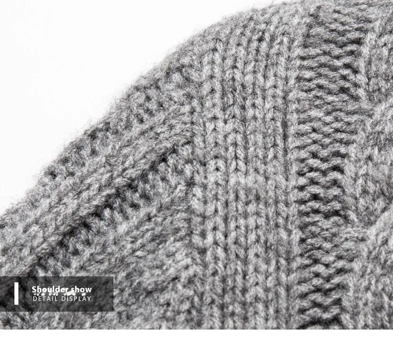 Men's Knitted Cardigan Thickened Jacquard Single-breasted. Warm winter sweater jacket. Perfect for casual and stylish ou — photo 26
