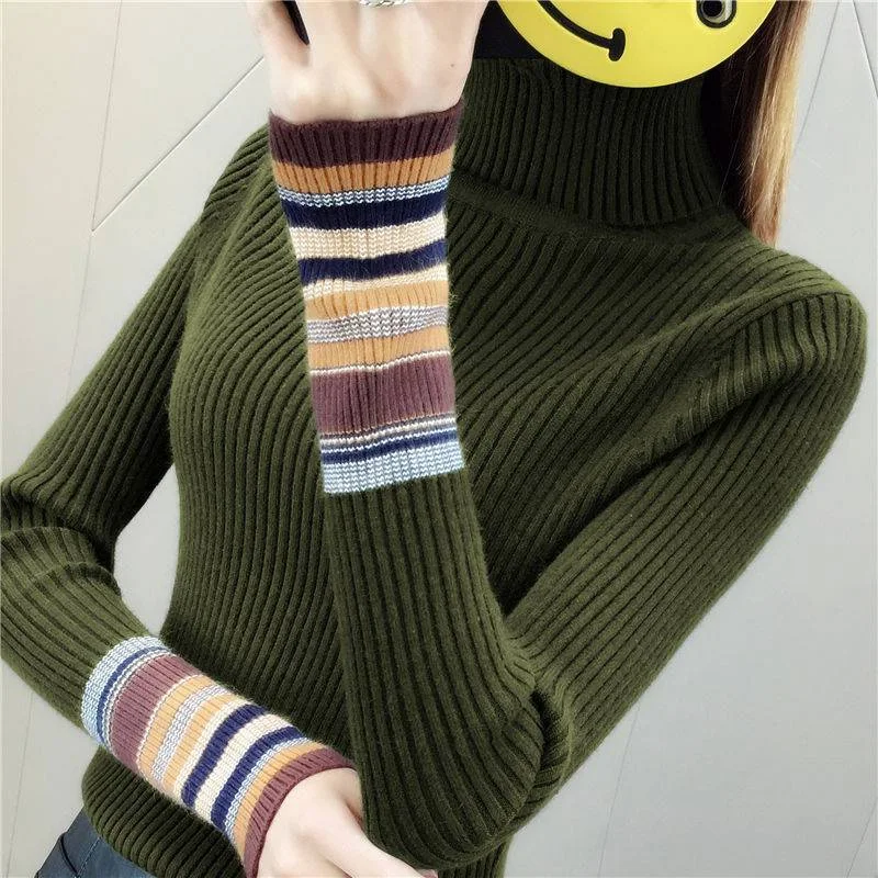Title 6, Rollkragenpullover Herbst und Winter neues warm...