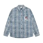 Camisa xadrez masculina de manga longa solta Conforto e estilo em uma peça versátil Perfeita para looks casuais e modernos — foto 3