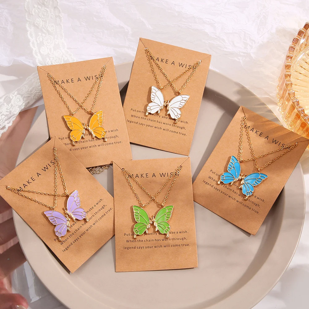 Colar de borboleta etnico colorido, adicione um toque artístico e vibrante ao seu visual, expressando sua individualidade. — foto 20