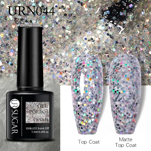 Title 37, 7,5ml Reflecterende glitter gel winter nagellak...