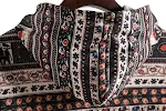 Moletom com capuz plus size masculino com estampa étnica retrô, perfeito para um visual estiloso e confortável com toque vintage. — foto 3