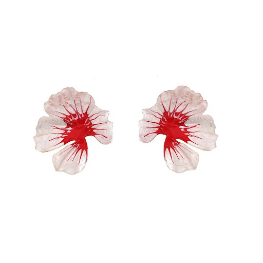 Title 10, Colar de flores grandes vintage com esmalte esc...
