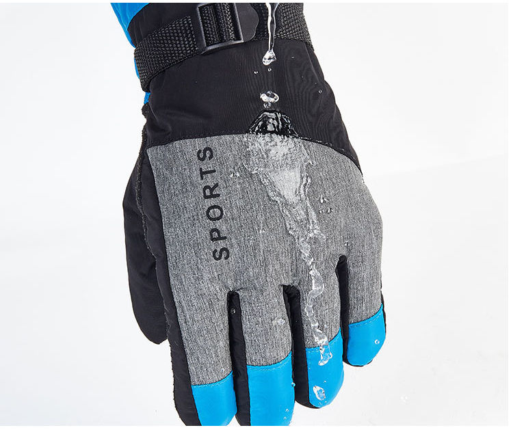 Title 7, Mens Ski Gloves Thickened and Velvet, offer wa...