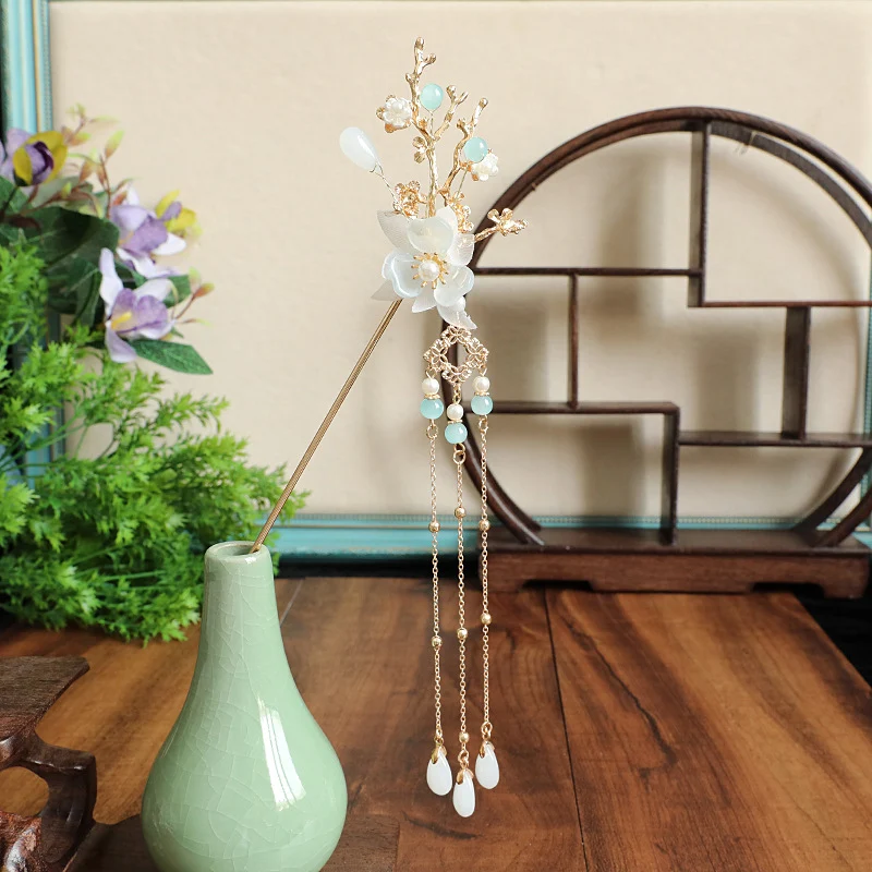 Tassel Step haarspeld – stijlvolle haaraccessoire voor chique kapsels, eenvoudig te gebruiken en voegt een vleugje elegantie toe aan elke look — foto 4