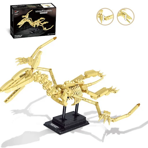 Title 3, Dinosaur Skeleton Model Blocks Intelligence Ass...