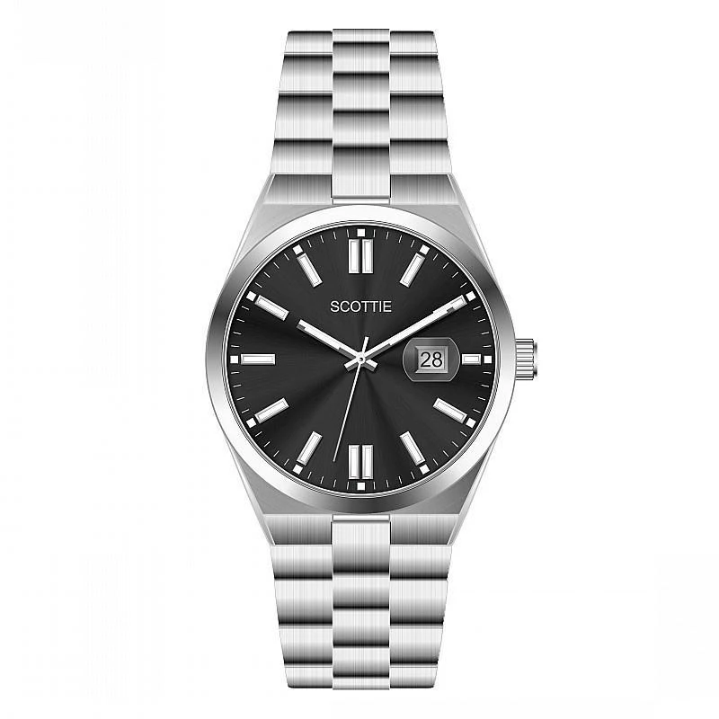 Relógio de Quartzo com Calendário e Pulseira de Aço Inoxidável à Prova D'água. Elegância, Precisão e Resistência para Todas as Ocasiões. — foto 4