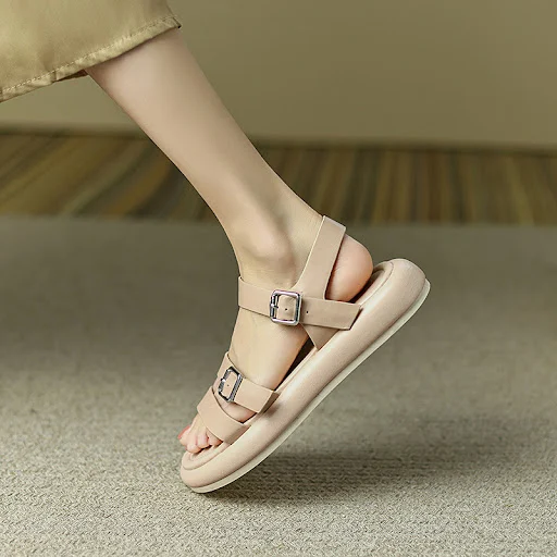 Title 4, Womens Strappy Platform Toe Sandals for Summer...