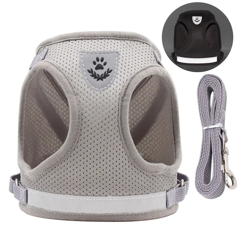 Title 25, Breathable Cat Harness with Leash Anti-Escape C...
