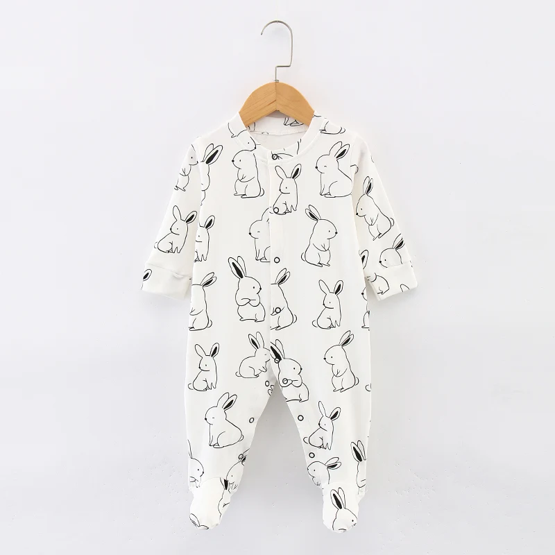 Macacão Bebê de Algodão Com Pé Algodão Puro Conforto e Maciez para o seu Bebê Perfeito para Dormir e Brincar Roupa ideal para presente — foto 1