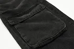 Punk Wash Denim Cargo Pants Trousers for Men offer a stylish and functional design. Comfortable, versatile pants with mu — photo 7