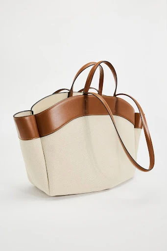 Title 4, Bolsa de lona feminina com costura fashion, gra...