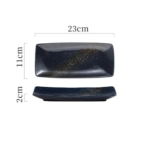 Title 3, Japanese Ceramic Plates Sushi Dish Tableware Tr...