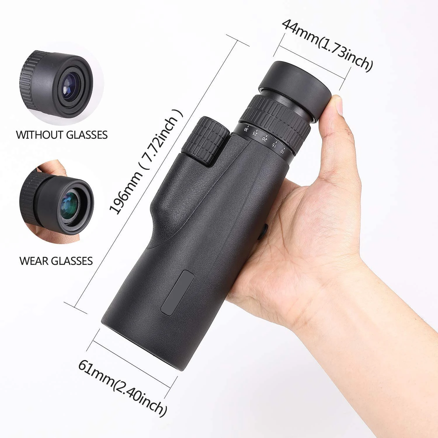 Title 18, Monocular Telescope 10-30x50 HD Zoom with Phone...
